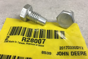 Seed Tube Bolts for 50 and 90 Series John Deere Openers